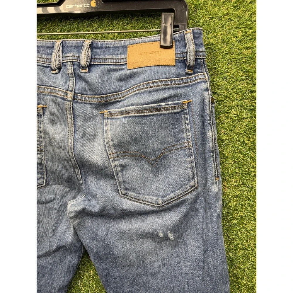 Diesel Sleenker Slim Skinny Jeans Mens 32x28 Blue Denim Pants Medium Stretch